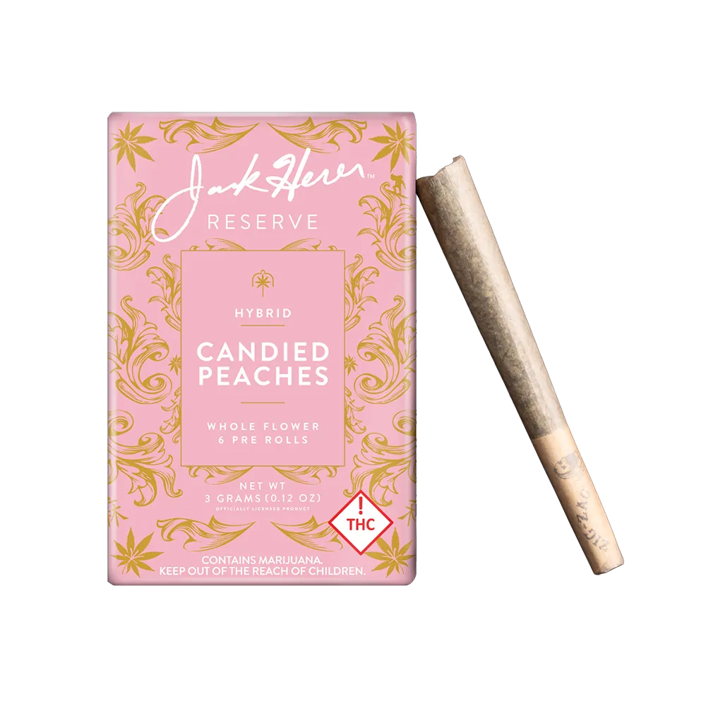 Candied Peaches 6-pack Cannabis Joints 3g