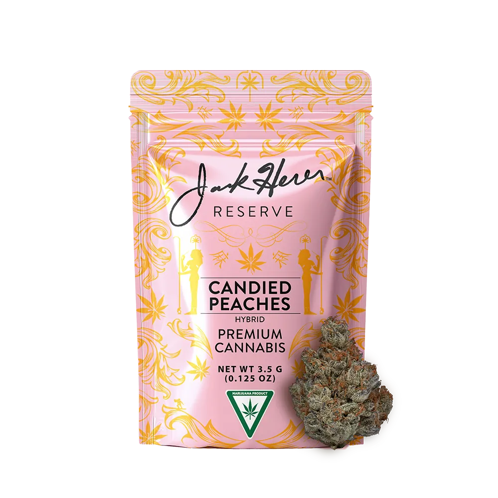 Candied Peaches Premium Cannabis 3.5g Bag