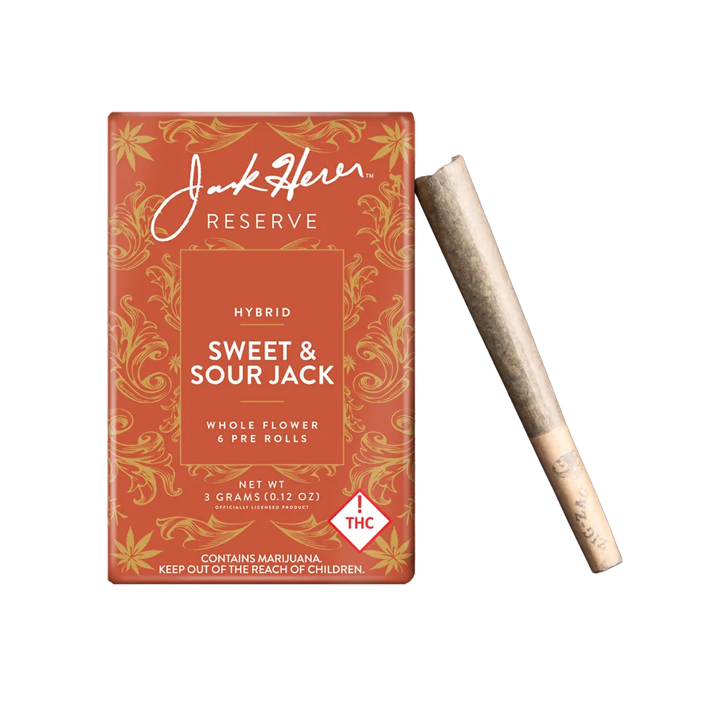 Sweet & Sour Jack 6-pack Cannabis Joints 3g